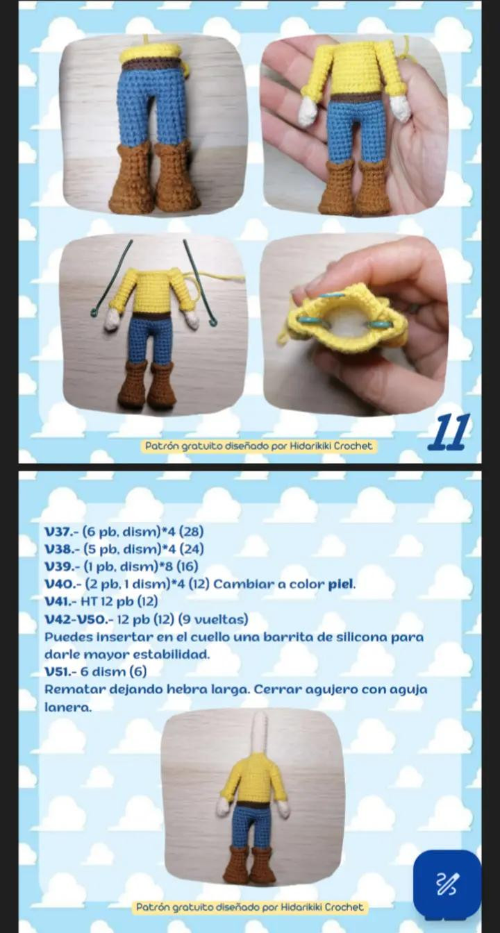 Patrón de Crochet de Woody: Guía Completa y Gratuita para Principiantes