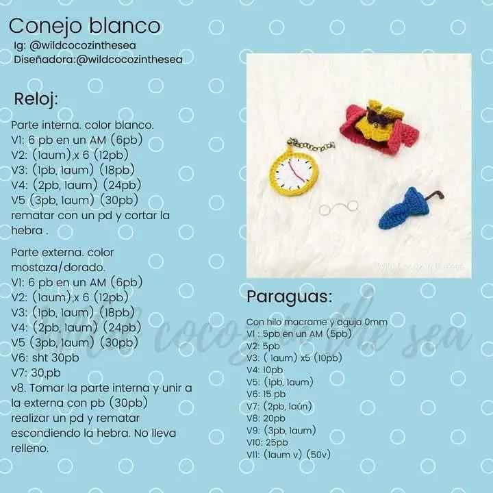 Patrón de crochet gratis para un conejo blanco elegante