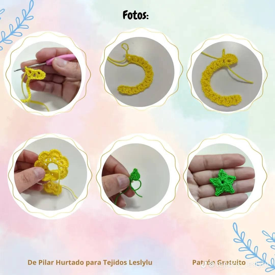 Patrón de crochet gratuito para crear mini macetas de rosas coloridas