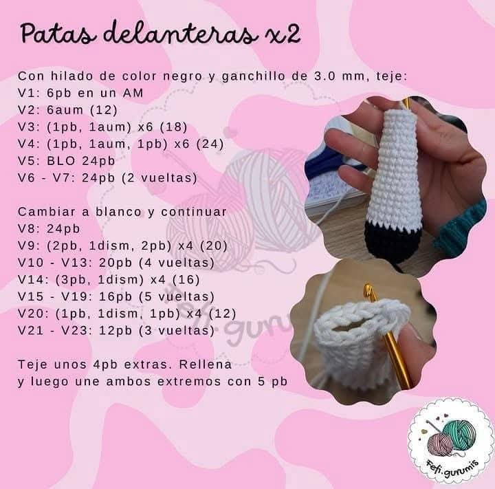 Patrón de crochet gratuito para crear una adorable vaquita de juguete.