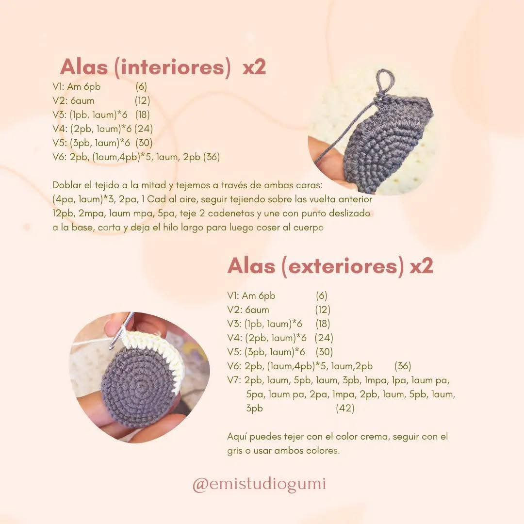 Patrón de crochet gratuito para crear una cacatúa realista