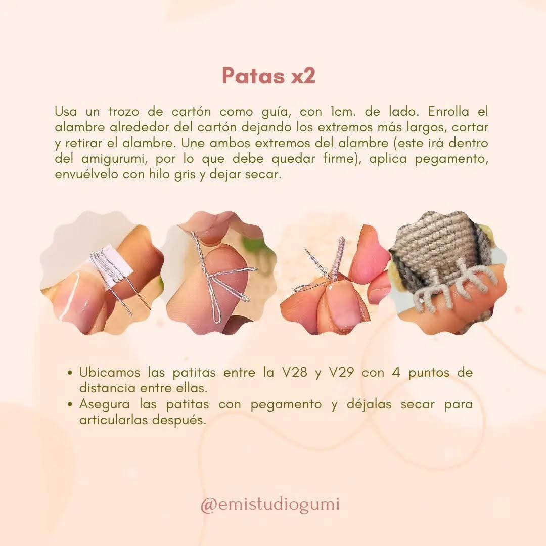 Patrón de crochet gratuito para crear una cacatúa realista