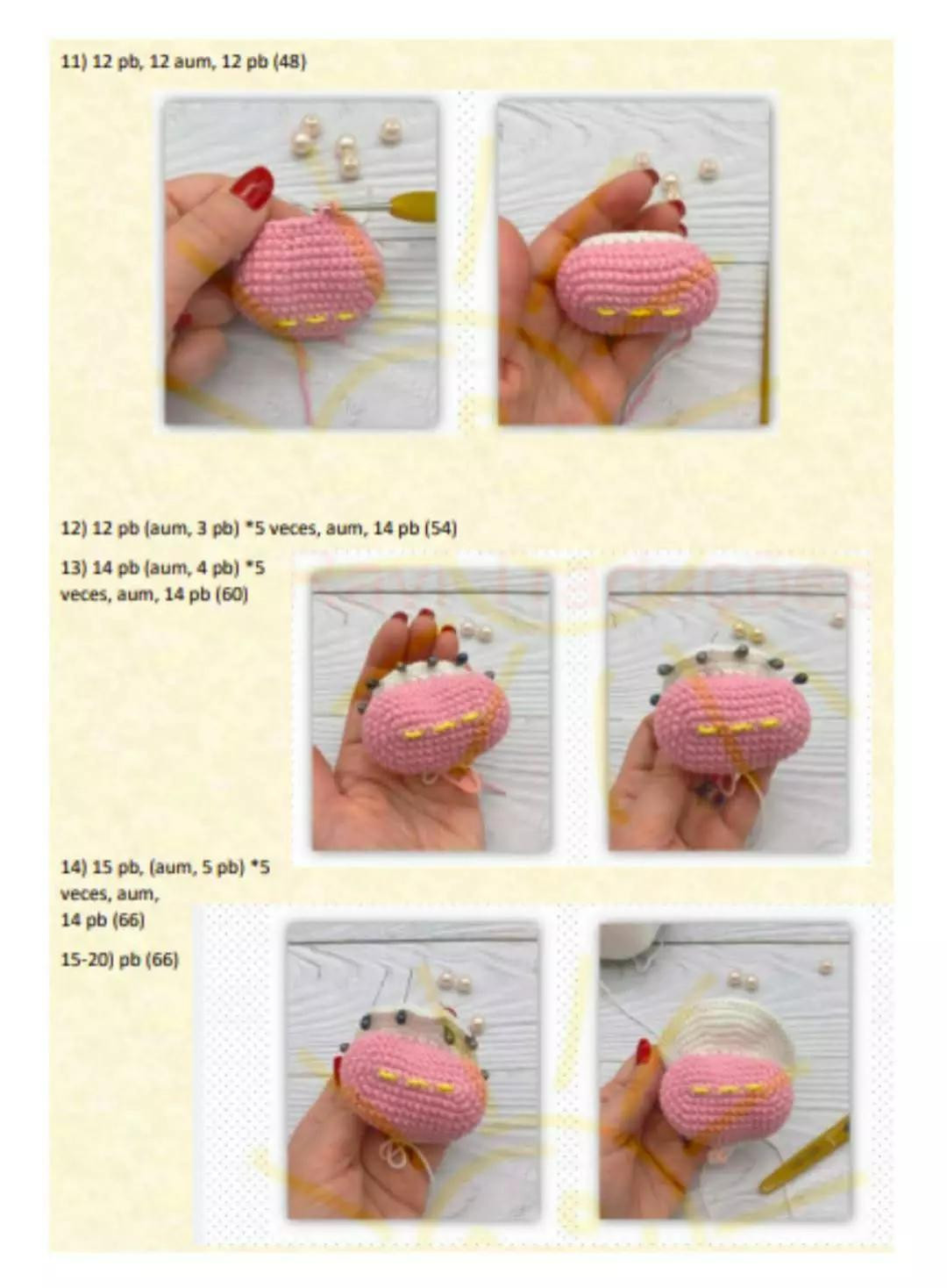 Patrón de crochet para crear un adorable muñeco de vaca