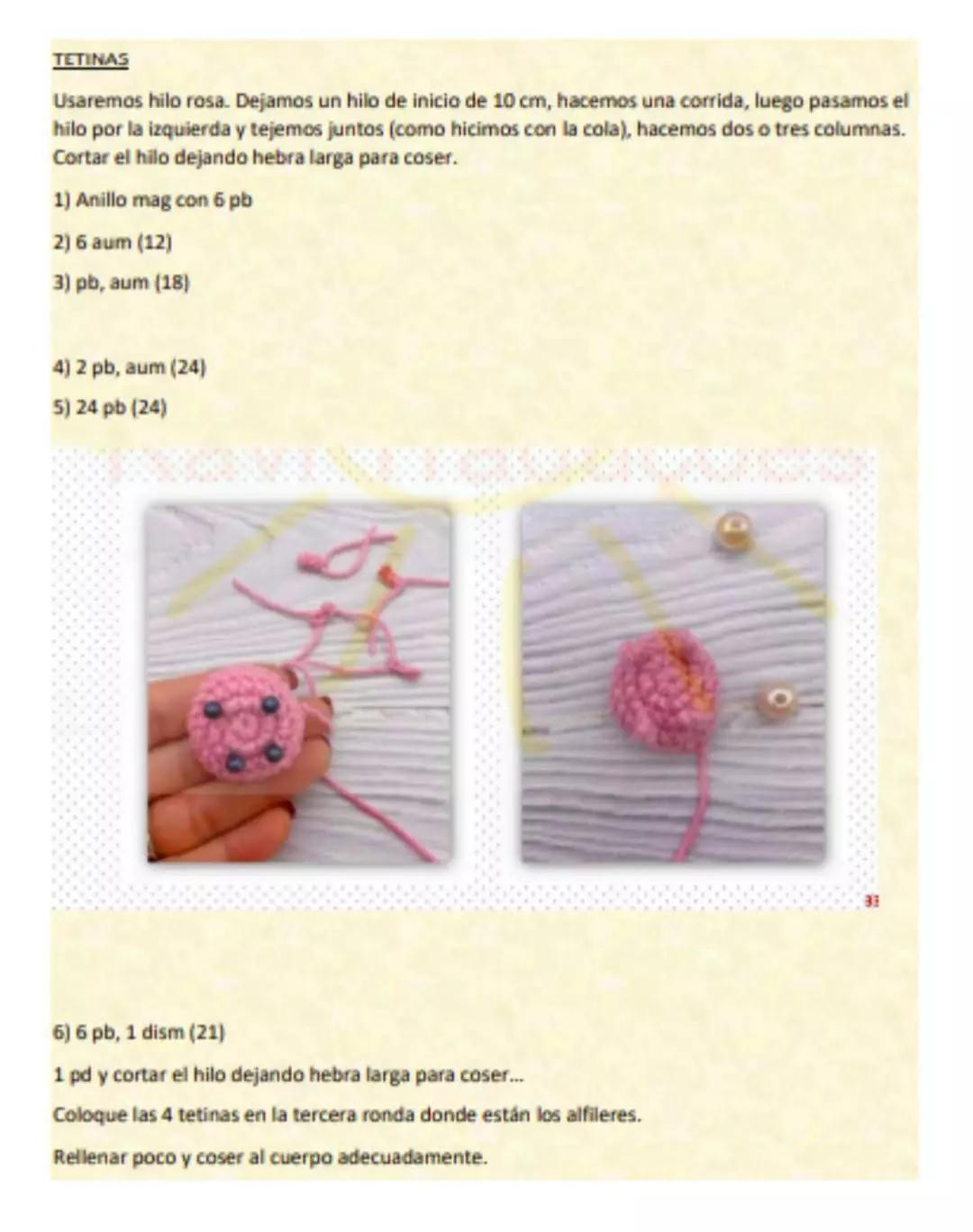 Patrón de crochet para crear un adorable muñeco de vaca