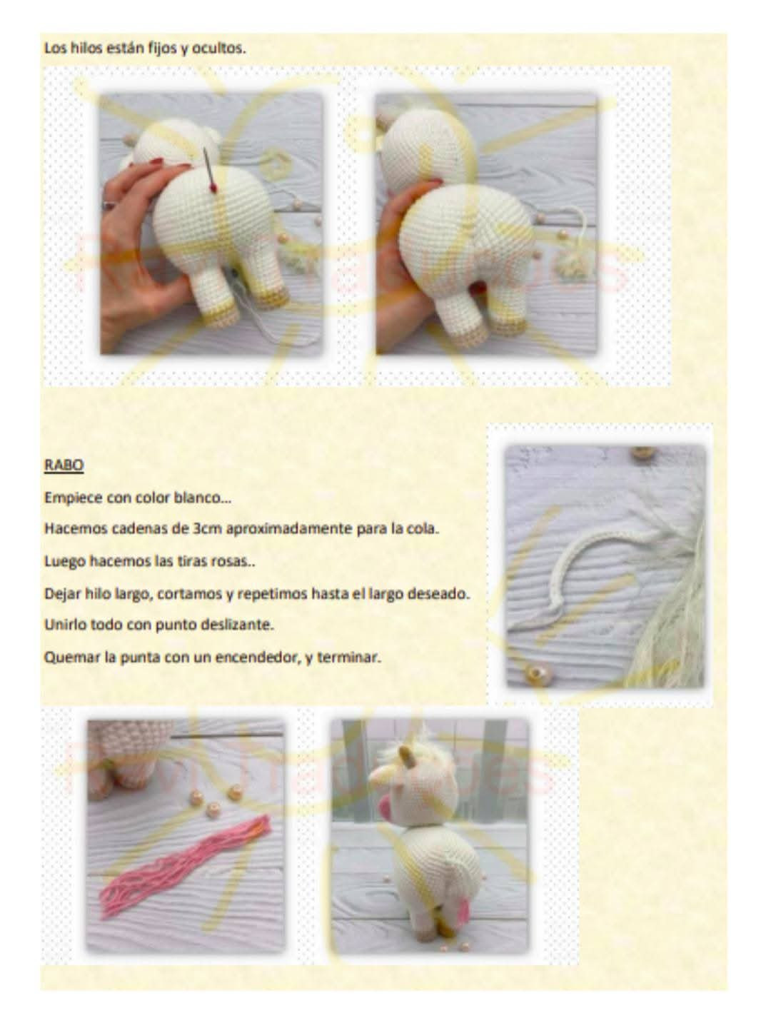 Patrón de crochet para crear un adorable muñeco de vaca