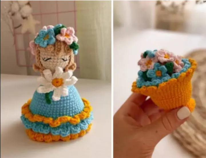Patrón de crochet para crear un muñeco de Lucario detallado.