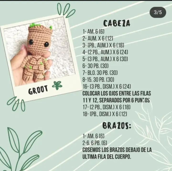 Patrón de crochet para hacer un amigurumi de personaje conocido