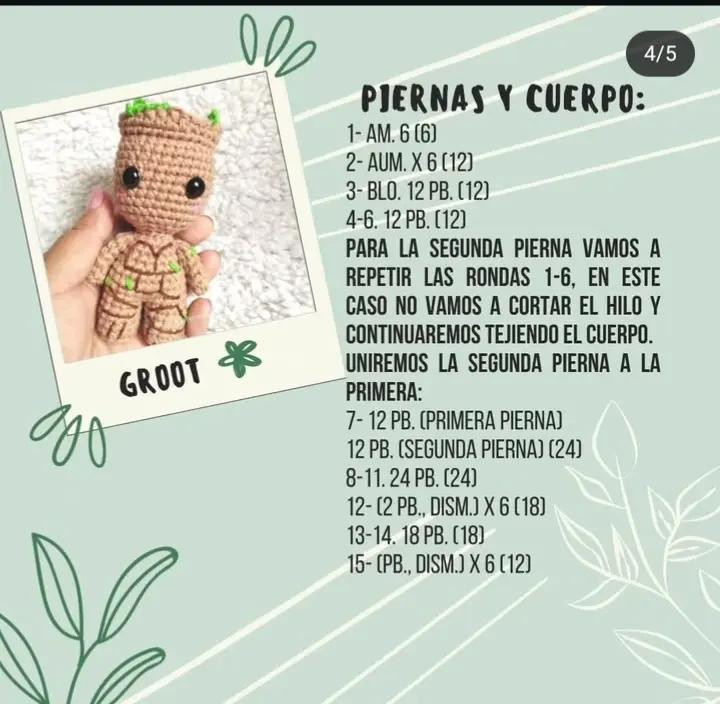 Patrón de crochet para hacer un amigurumi de personaje conocido