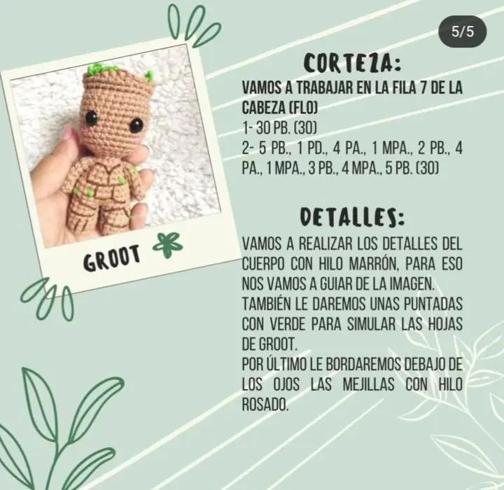 Patrón de crochet para hacer un amigurumi de personaje conocido