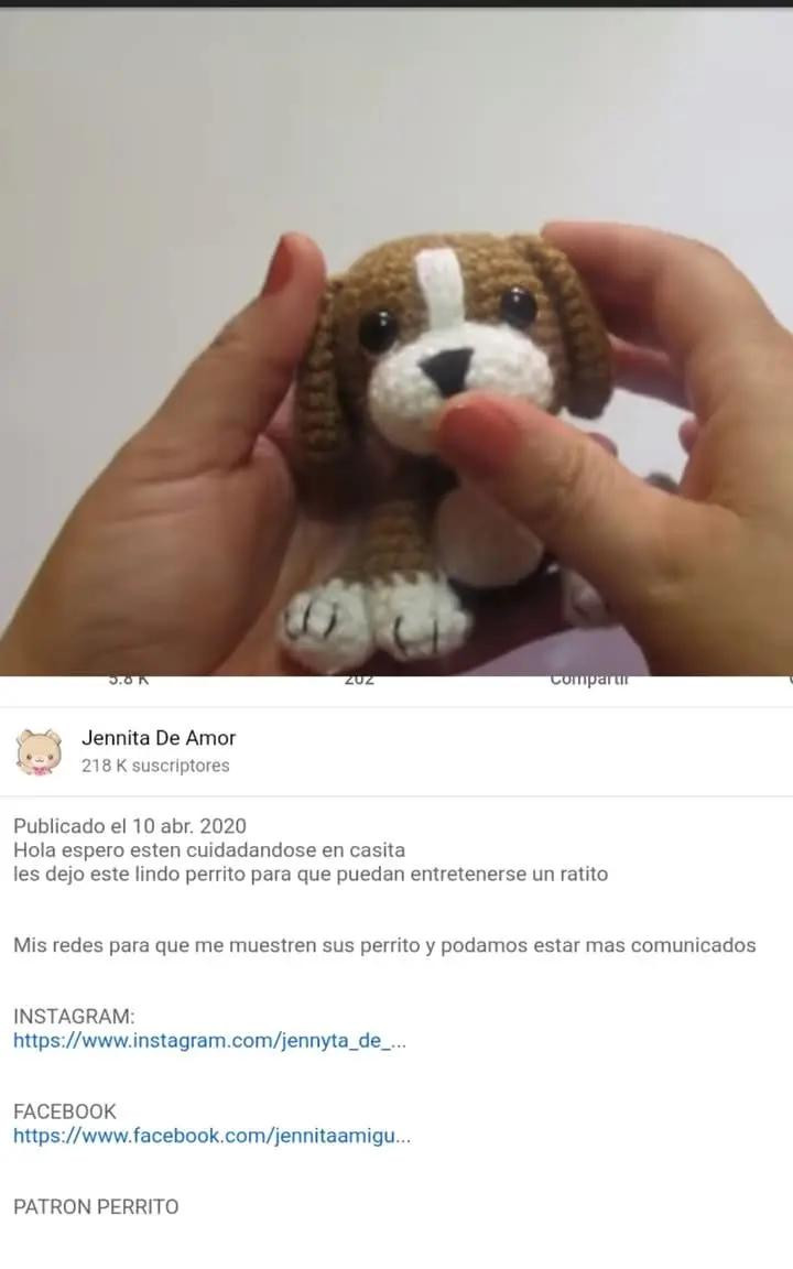 Patrón de Crochet para Perro Amigurumi: Guía Paso a Paso
