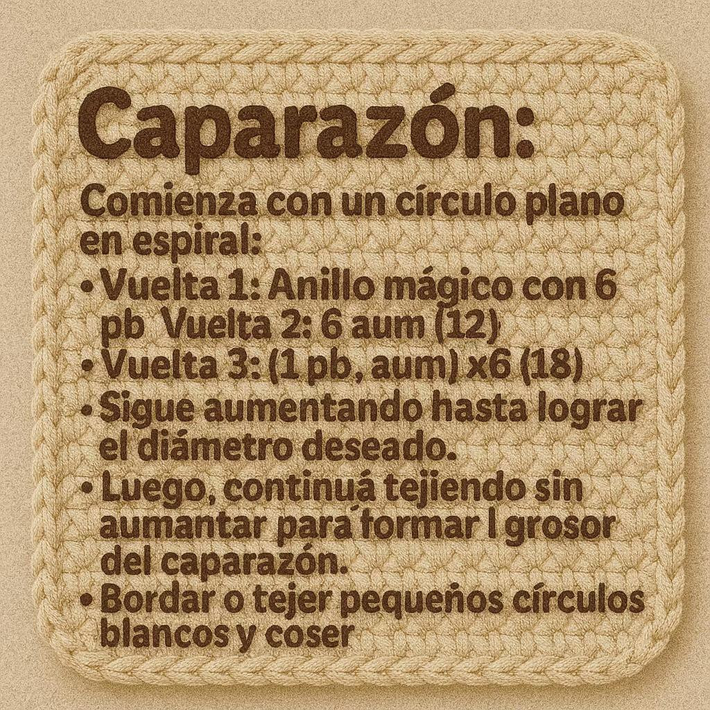 Patrón de ganchillo: Caracol amigurumi con flores coloridas