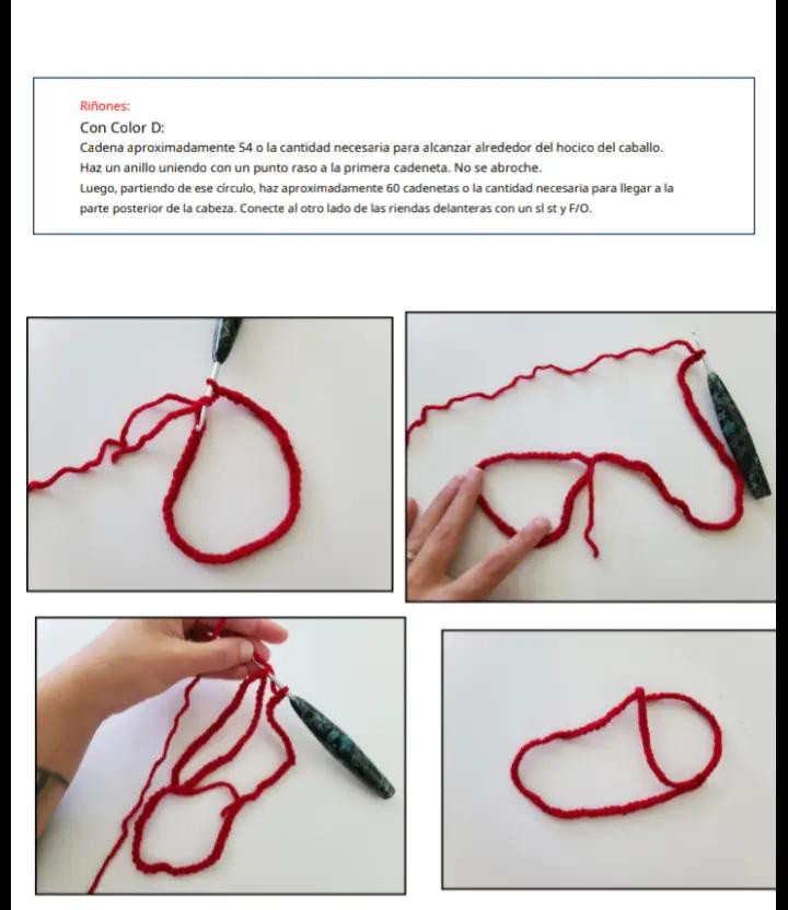 Patrón de ganchillo para crear un adorable caballo amigurumi