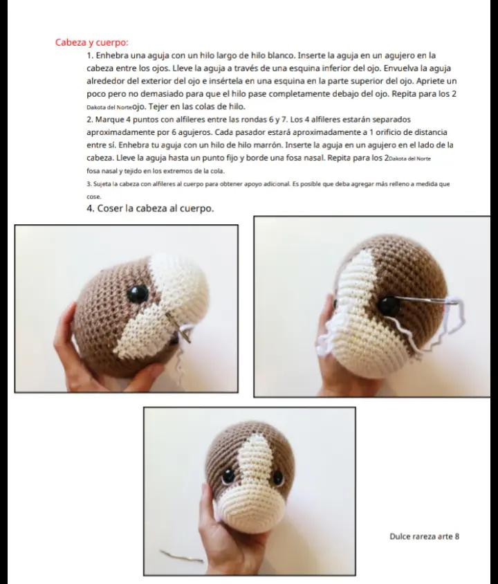 Patrón de ganchillo para crear un adorable caballo amigurumi