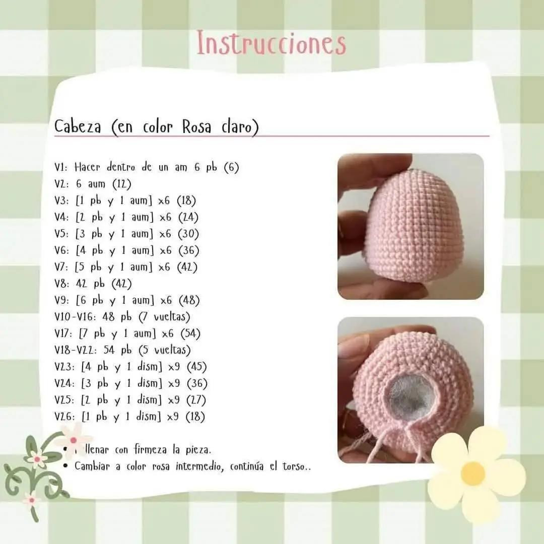 Patrón de ganchillo para crear un adorable cerdito amigurumi.