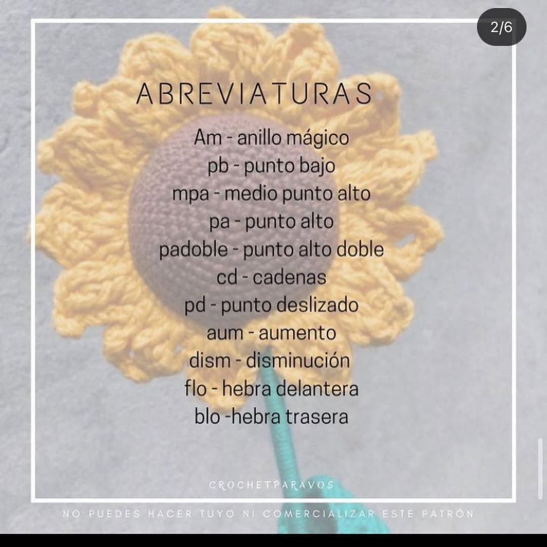 Patrón de Girasol a Crochet: Descarga Gratis y Crea el Tuyo