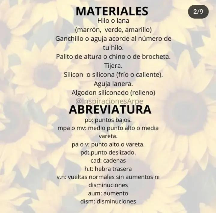Patrón de Girasol en Crochet: Crea tu Propia Flor con Este Diseño Fácil
