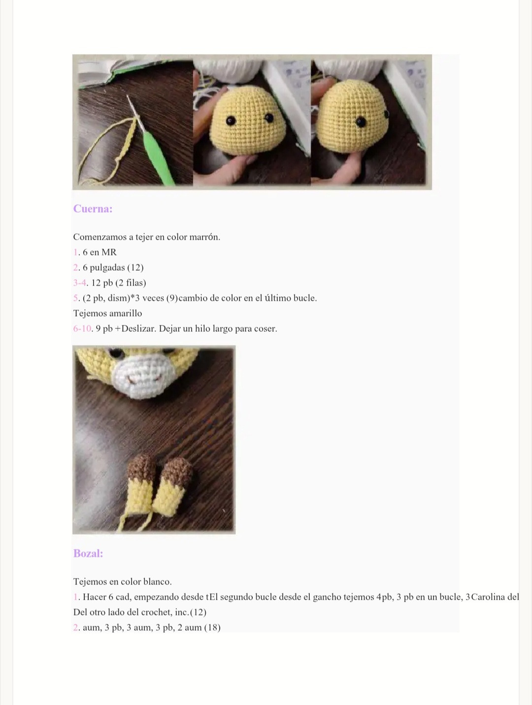 Patrón de jirafa amigurumi de ganchillo para principiantes, descarga gratuita.