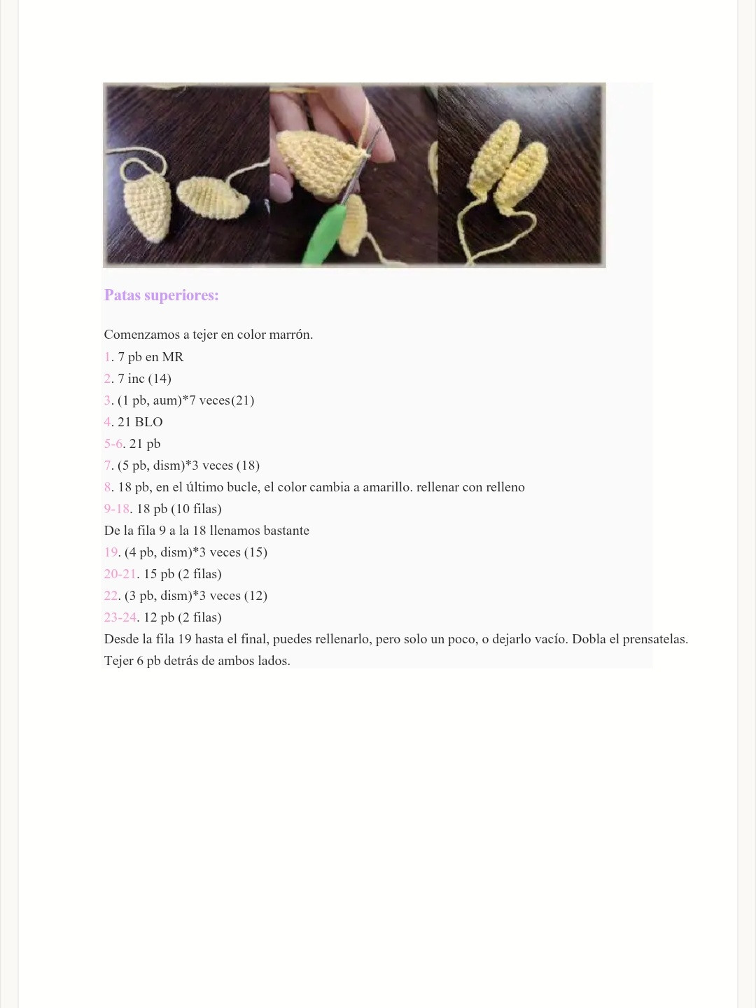 Patrón de jirafa amigurumi de ganchillo para principiantes, descarga gratuita.