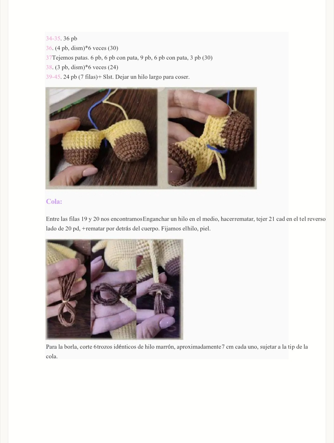 Patrón de jirafa amigurumi de ganchillo para principiantes, descarga gratuita.