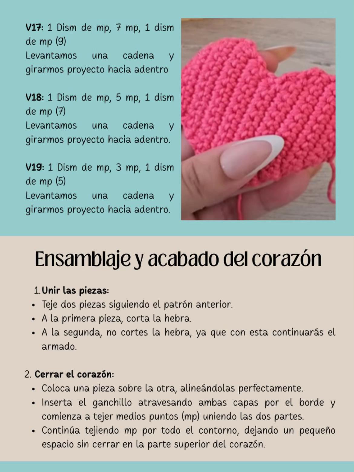 Patrón de llavero de corazón a crochet: crea tus propios regalos únicos