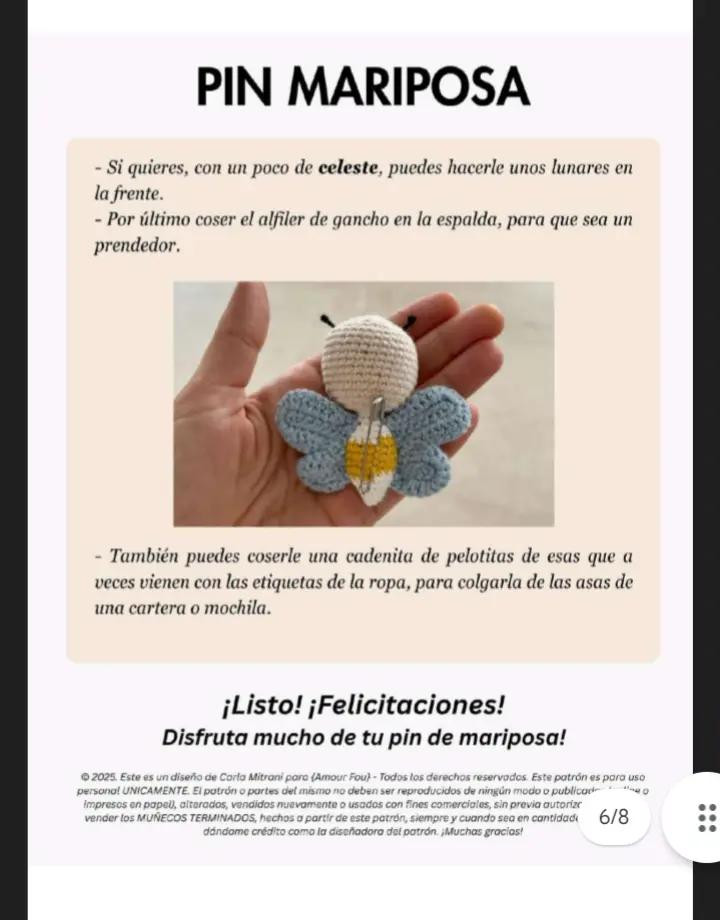 Patrón de mariposa a crochet: crea tu accesorio único y colorido