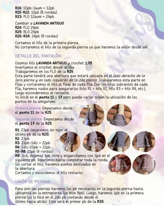 ¡Patrón de Muñeca Amigurumi Gratis con Detalles Encantadores!