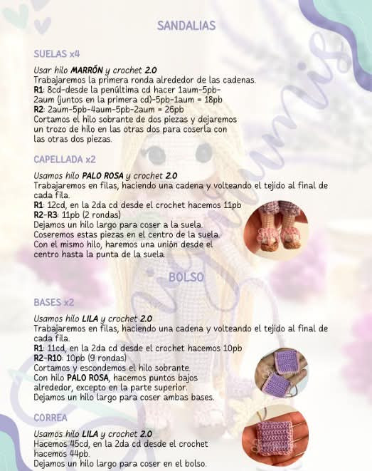 ¡Patrón de Muñeca Amigurumi Gratis con Detalles Encantadores!