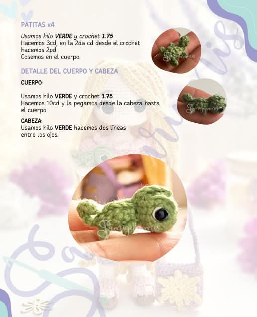 ¡Patrón de Muñeca Amigurumi Gratis con Detalles Encantadores!