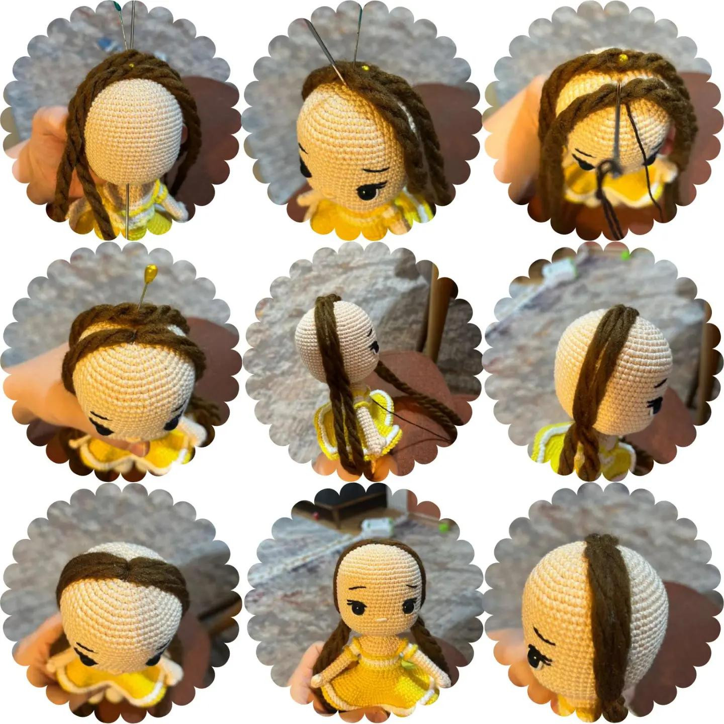 Patrón de Muñeca Amigurumi: Linda Chica de Verano con Vestido de Limón