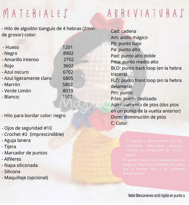 Patrón de muñeca de amigurumi inspirado en princesa, descarga ahora.