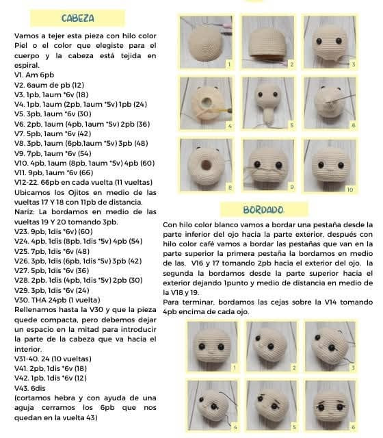 Patrón de muñeca de crochet gratis para descargar ahora