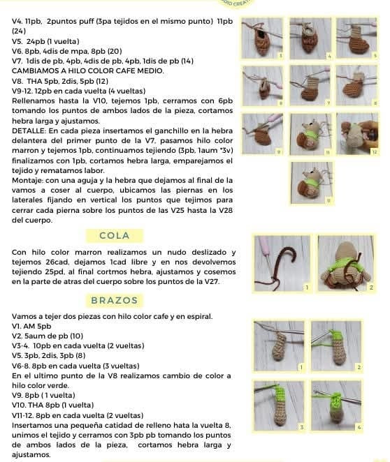 Patrón de muñeca de crochet gratis para descargar ahora
