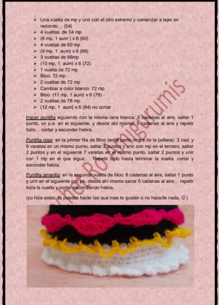 Patrón de Muñeca de Crochet Inspirada en Artista Famosa