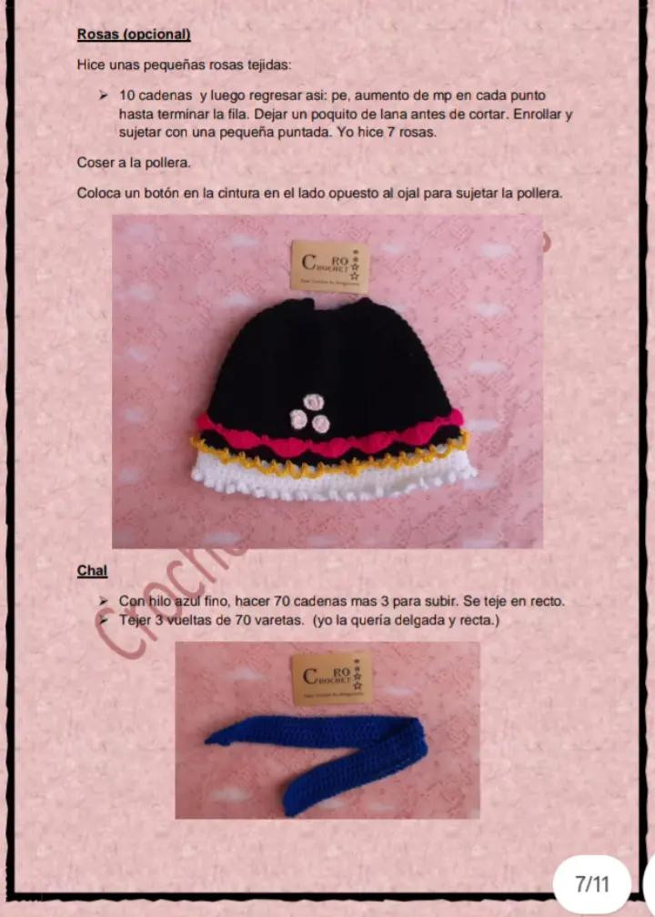Patrón de Muñeca de Crochet Inspirada en Artista Famosa