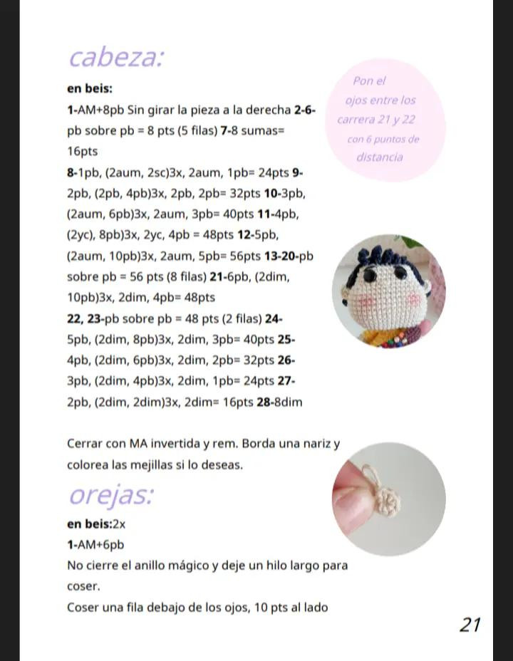 "Patrón de Muñeco Amigurumi: Explorador Adorable para Tejer"