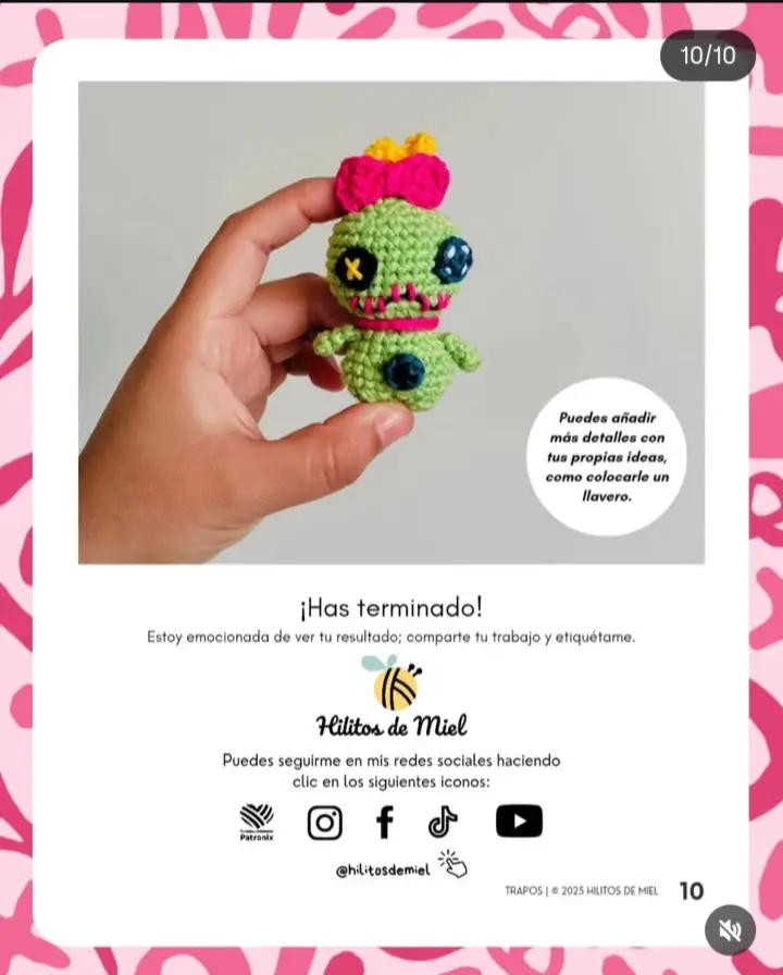 Patrón de muñeco amigurumi inspirado en Lilo & Stitch, gratuito y creativo