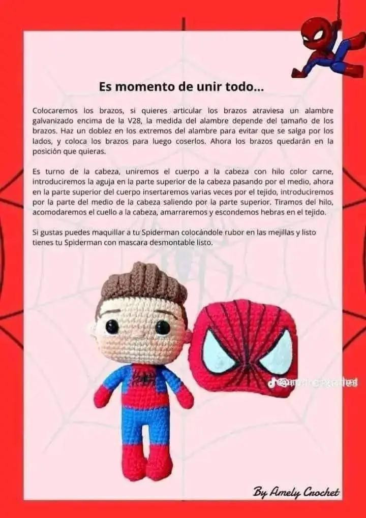 Patrón de muñeco de superhéroe de crochet, fácil de seguir y gratuito.
