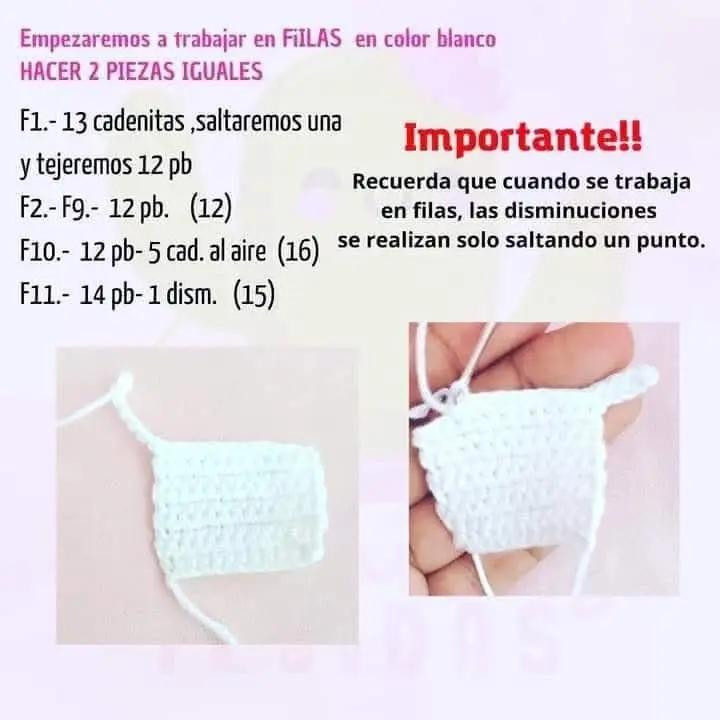 Patrón de muñecos de crochet divertidos y gratuitos para principiantes