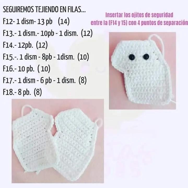 Patrón de muñecos de crochet divertidos y gratuitos para principiantes