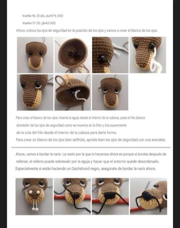 Patrón de Perros Tejidos a Crochet para Crear Tiernos Juguetes