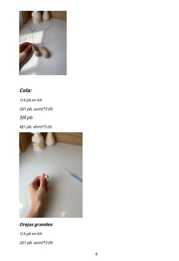 Patrón de tejido para conejitos de peluche adorables y tiernos