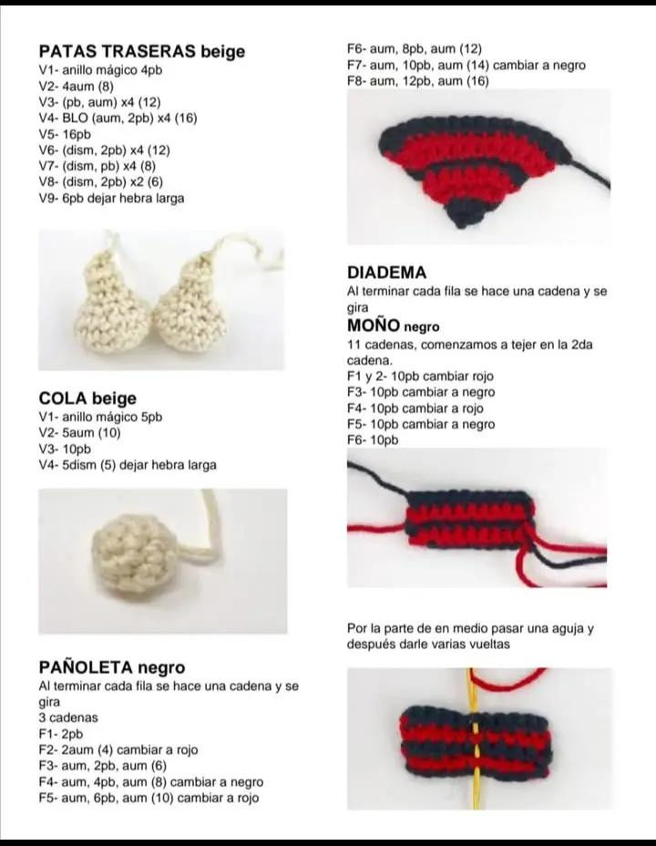 Patrón Detallado para Crear un Pug de Crochet Adorable