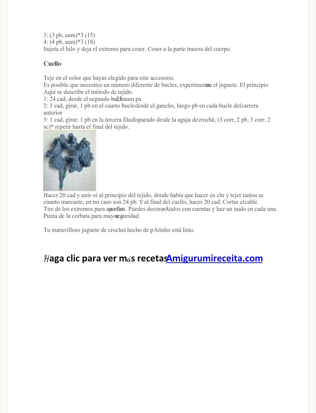 Patrón Gratis de Amigurumi: Cómo Hacer un Pato de Ganchillo