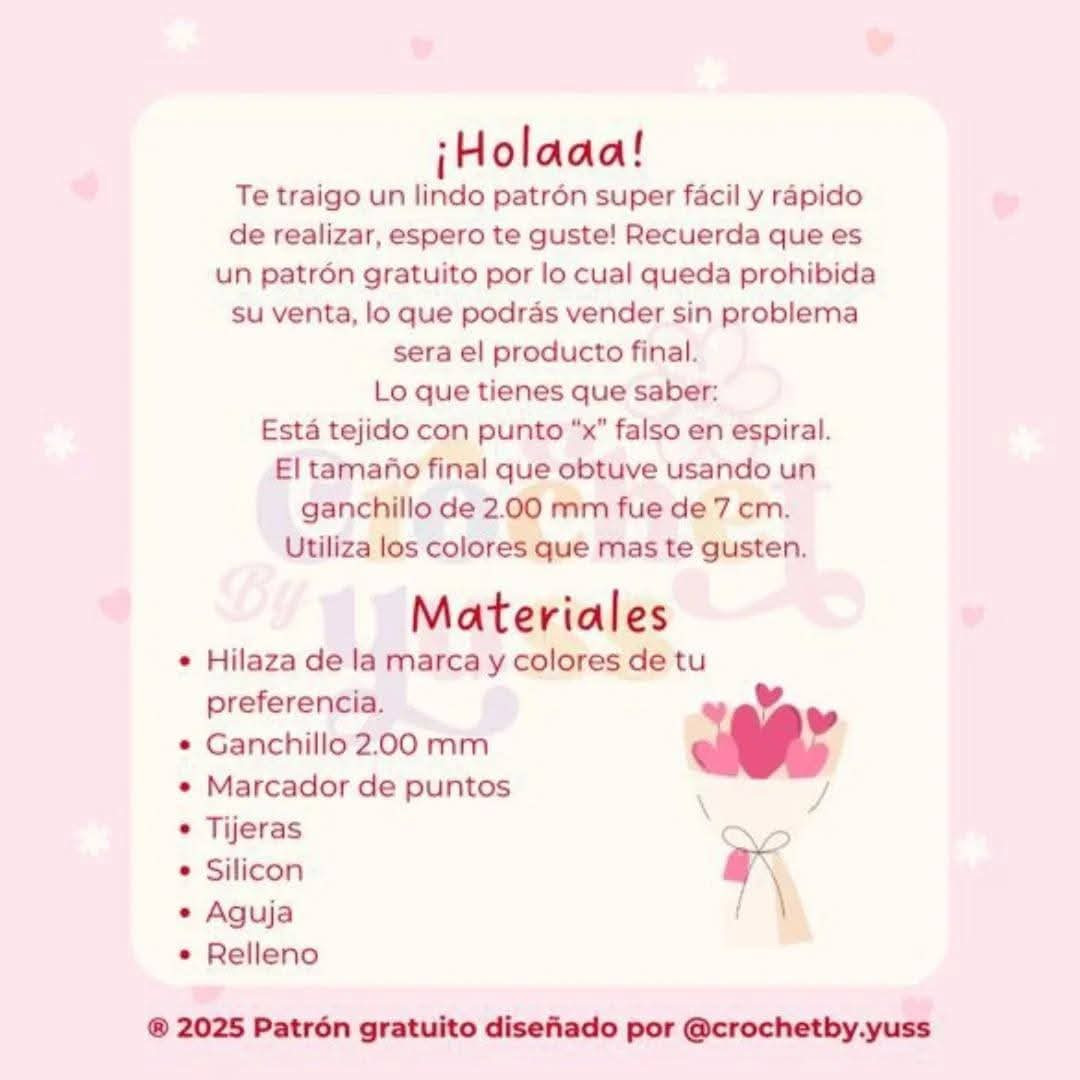 Patrón Gratis para Crear Mini Ramo de Flores de Crochet