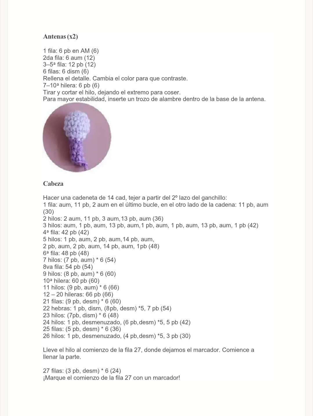 Patrón gratuito de amigurumi abeja adorable para tejedores creativos