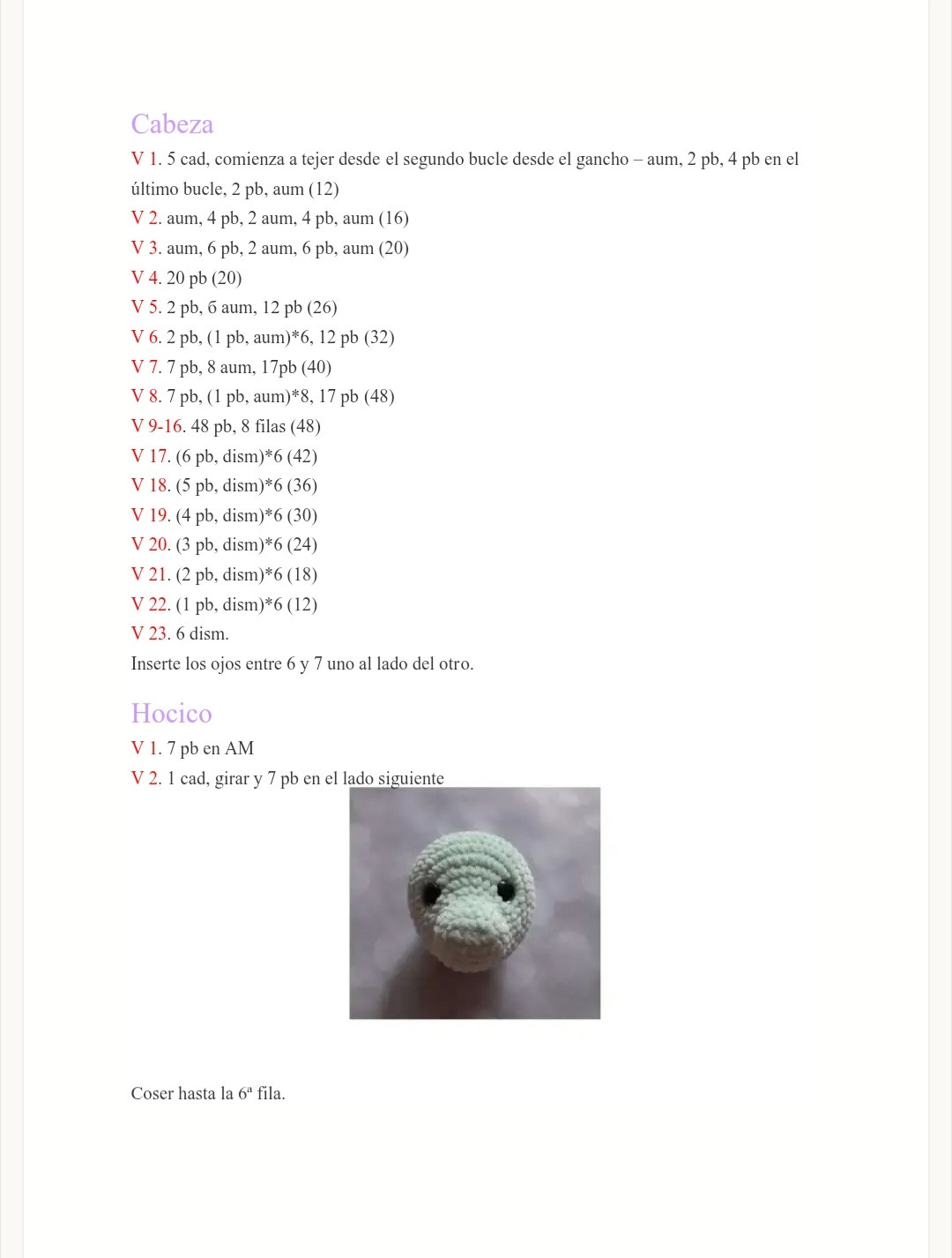 Patrón Gratuito de Amigurumi: Dinosaurio de Peluche Paso a Paso