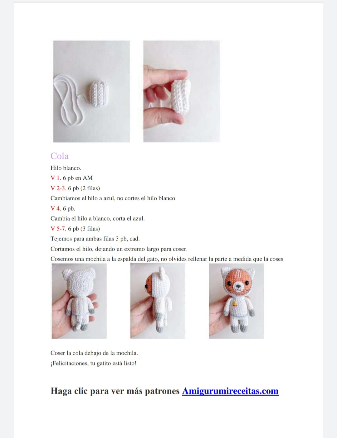 Patrón Gratuito de Amigurumi: Gato Cosmonauta para Tejedores Creativos