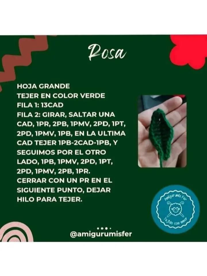 Patrón gratuito de crochet para hacer una rosa hermosa