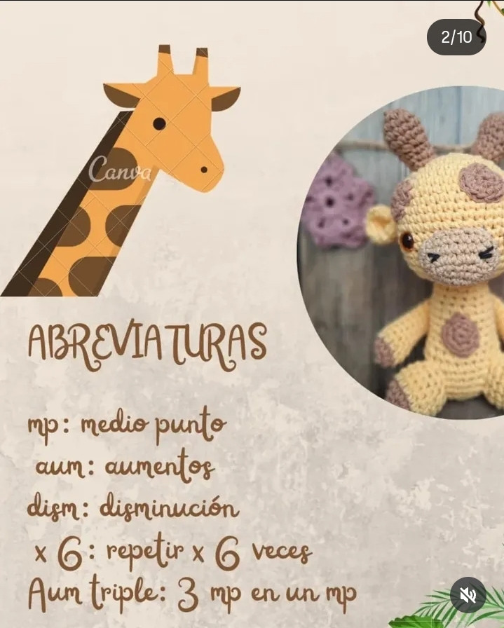 Patrón gratuito de jirafa amigurumi: crea tu propio juguete de peluche