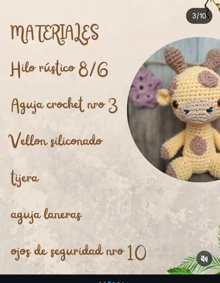 Patrón gratuito de jirafa amigurumi: crea tu propio juguete de peluche